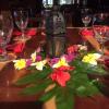 Luau Table with fresh flowers