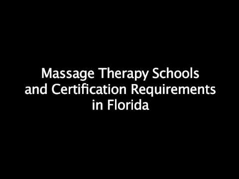 Requirements for Massage Therapy School in Florida 